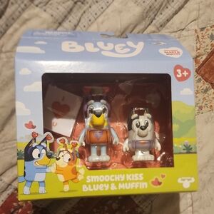 Moose Bluey Smoochy Kiss Bluey And Muffin Set